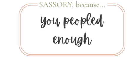 you peopled enough