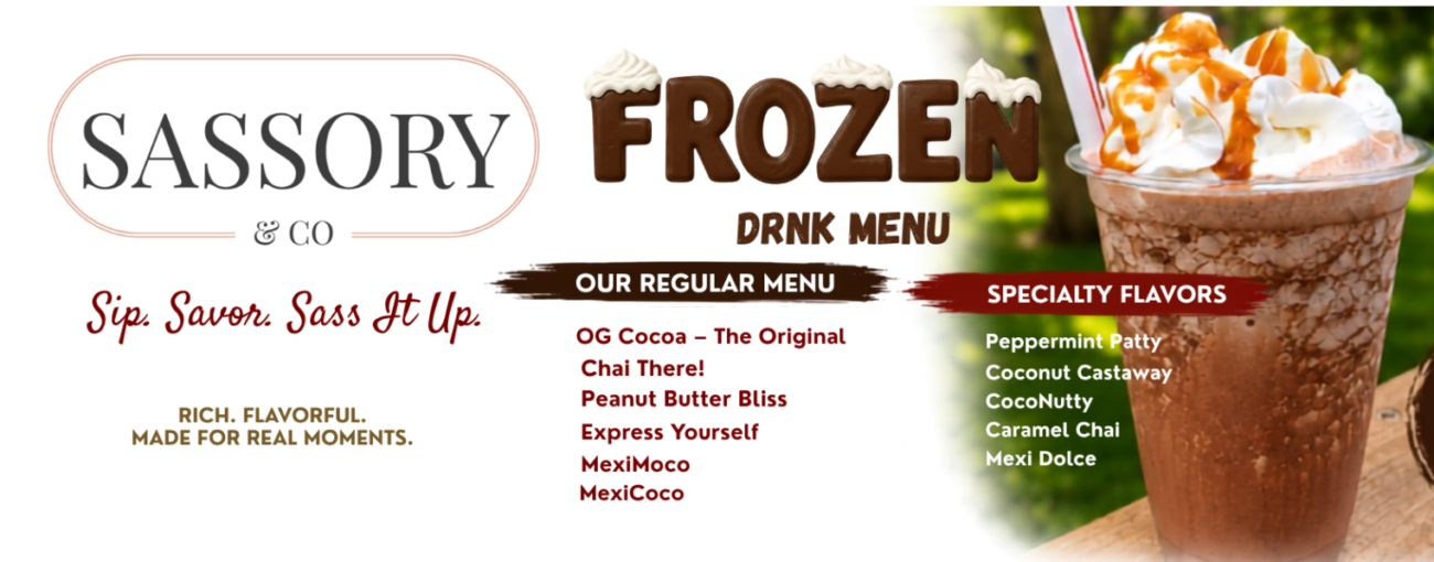 Frozen Drinks from Sassory & Co